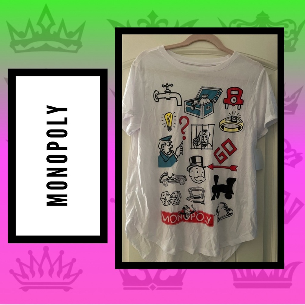 NEW! Hasbro Monopoly T-Shirt